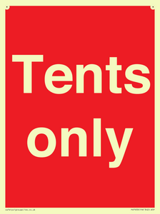 Tents only